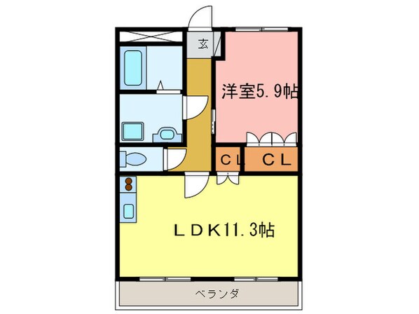 リ・ウルス神ノ倉の物件間取画像